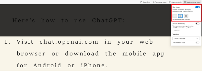 Struggle With Large Blocks of Text? Check Out Edge’s Immersive Reader Mode