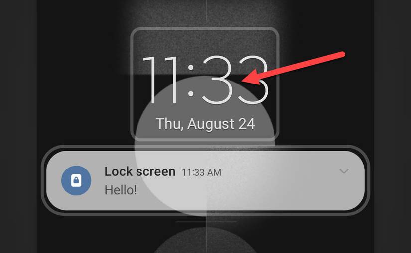 How to Customize the Clock on the Android Lock Screen