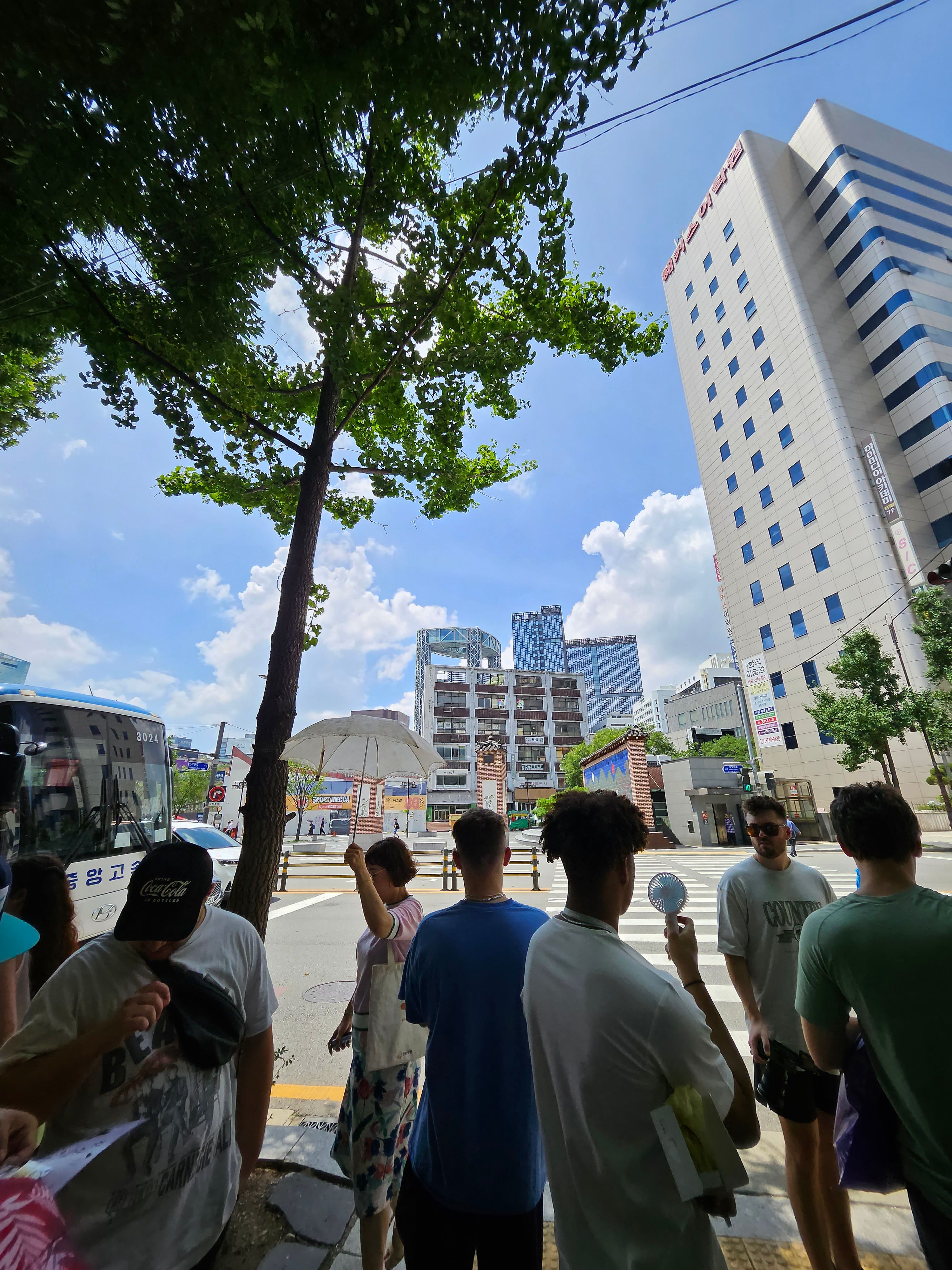 Tower - Rear-facing ultra-wide camera shot on the Samsung Galaxy Z Fold 5