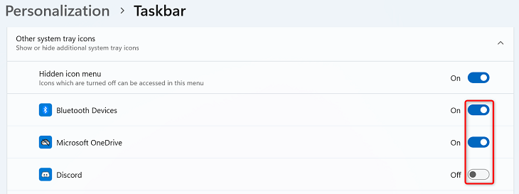 How to Show All Icons in System Tray on Windows 11