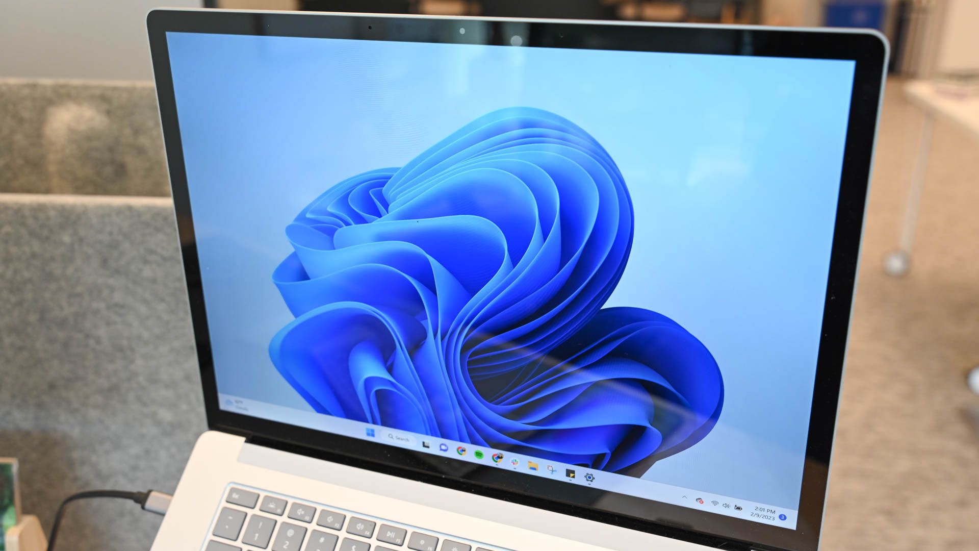 Um laptop do Windows 11.