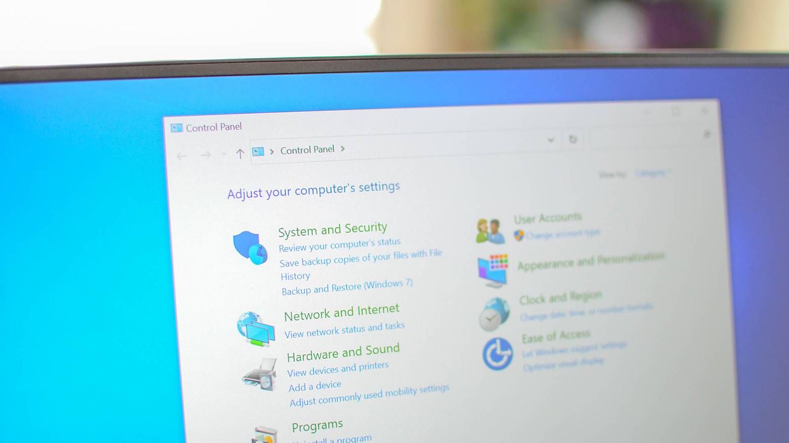 How to Open the Control Panel on Windows 10