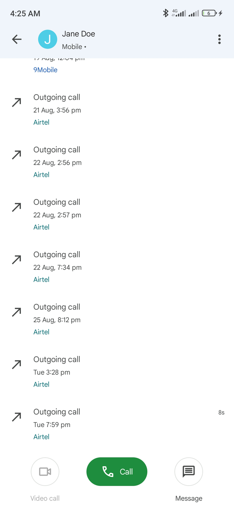 How to Check Call History for a Single Contact on Android