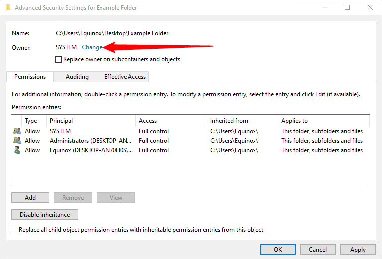 Click Upload File How to Take Ownership of Files and Folders in Windows