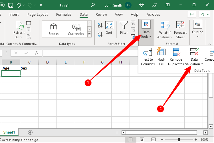 How to Add a Drop-Down List to a Cell in Excel