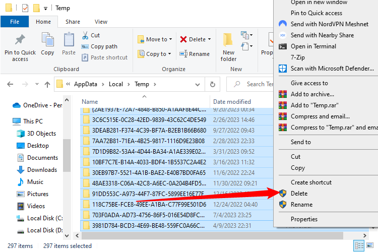 Temp File Key How to Delete Temporary Files on Windows 10