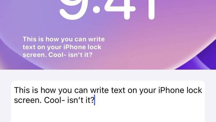 Text Lock Up Example How to Add Text to Your iPhone Lock Screen