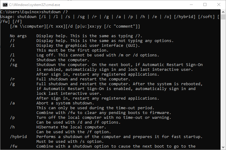 Command To Shut Down Computer How to Shut Down Your Windows 10 PC Using Command Prompt
