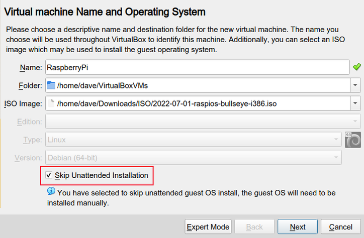 How to Run a Raspberry Pi in VirtualBox