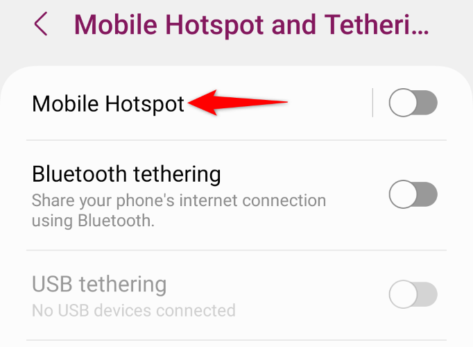 Illustration of G Network Settings For Mobile Hotspot