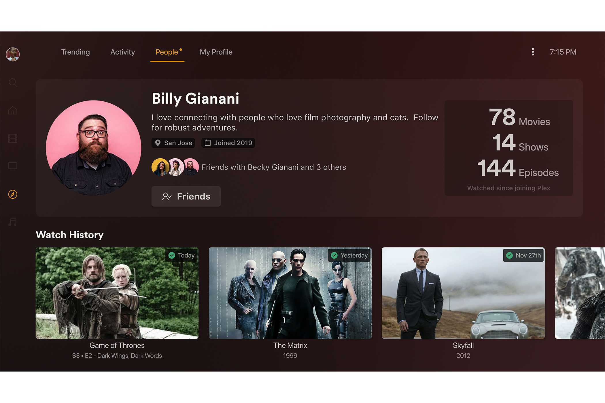 Plex Discover Together Lets You See Your Friends' Streaming Activity