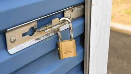A physical lock.