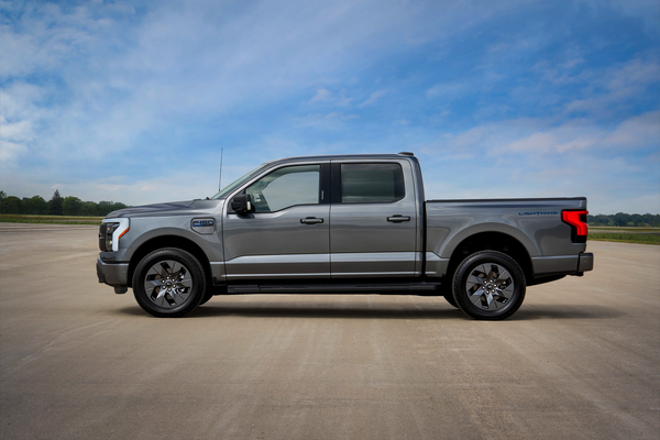 Full view of the Ford F-150 Lightning Flash