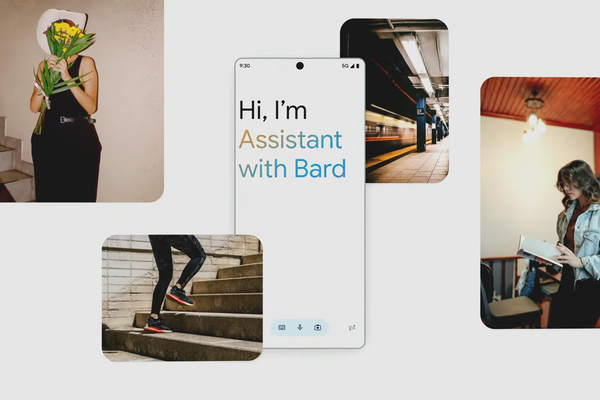 A banner showcasing Google Assistant with Bard.