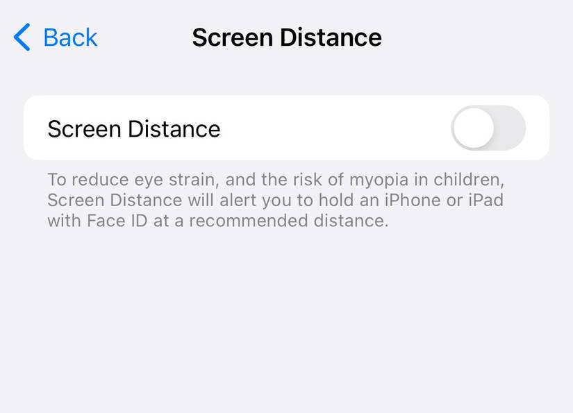 Iphone Screen Distance Alert How to Enable Screen Distance on Your iPhone (To Protect Your Eyes)
