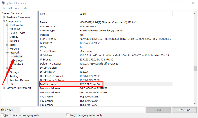 Getting Mac Address How to Find Your MAC Address on Windows 10 or 11
