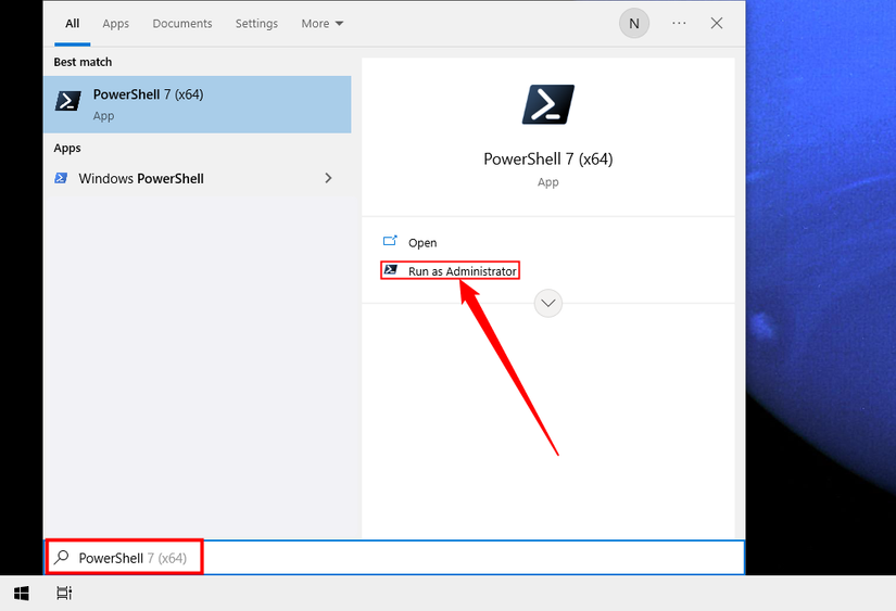 How to Open Windows PowerShell as an Admin in Windows 10