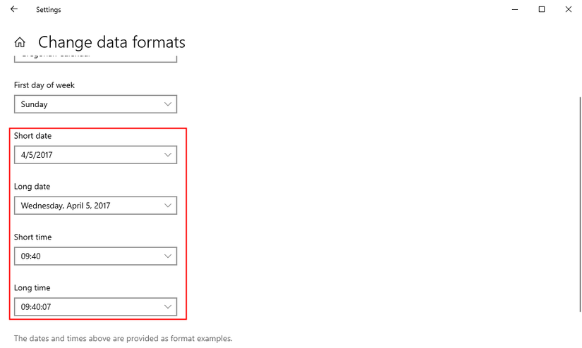 How to Change the Format of Dates and Times in Windows 10