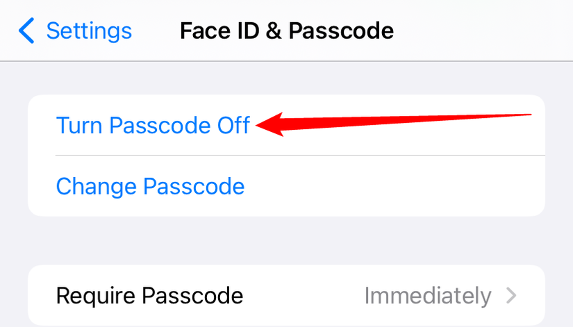 How to Turn Off iPhone Passcode