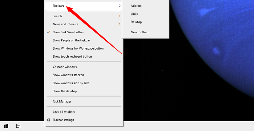 How to Customize the Taskbar in Windows 10