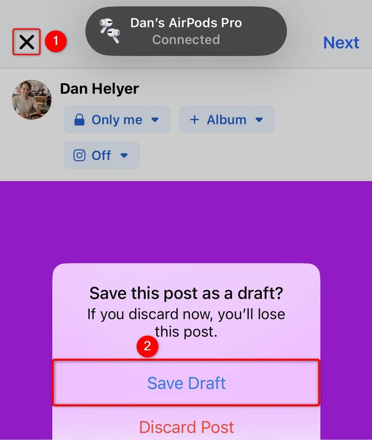 How to Find Drafts on Facebook