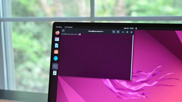 A linux terminal open on a laptop running Ubuntu