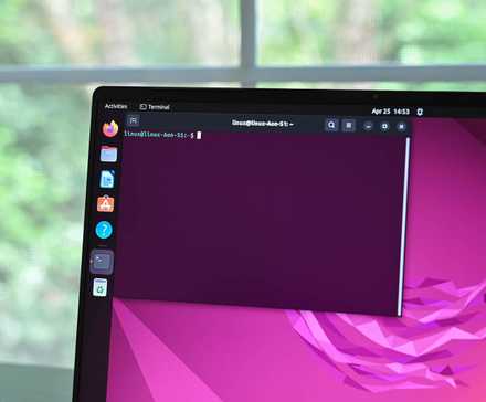 A linux terminal open on a laptop running Ubuntu
