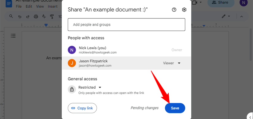 How to Make a Google Doc View Only