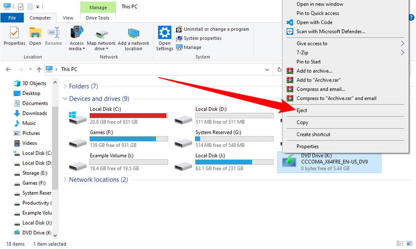 How to Mount an ISO image in Windows 7, 8, and 10