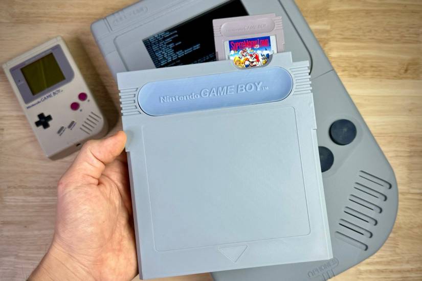 Check Out This Gigantic Raspberry Pi Game Boy