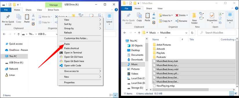How to Copy Files to a USB Flash Drive on Windows 10