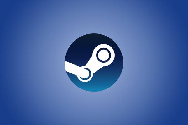 Steam logo on a transparent background.