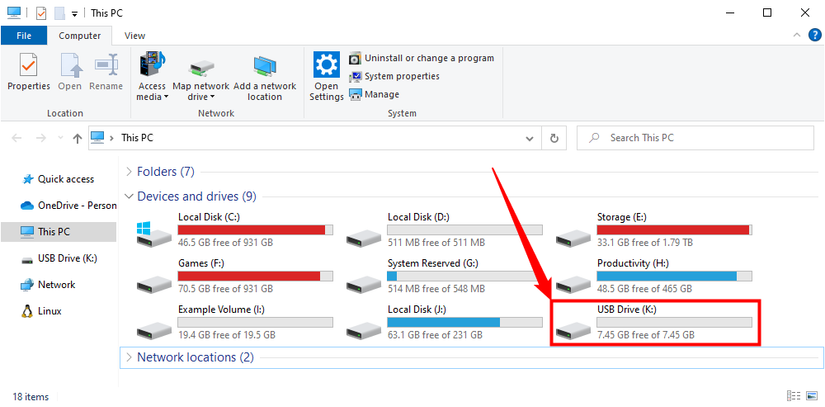 Adding Usb Drive How to Copy Files to a USB Flash Drive on Windows 10