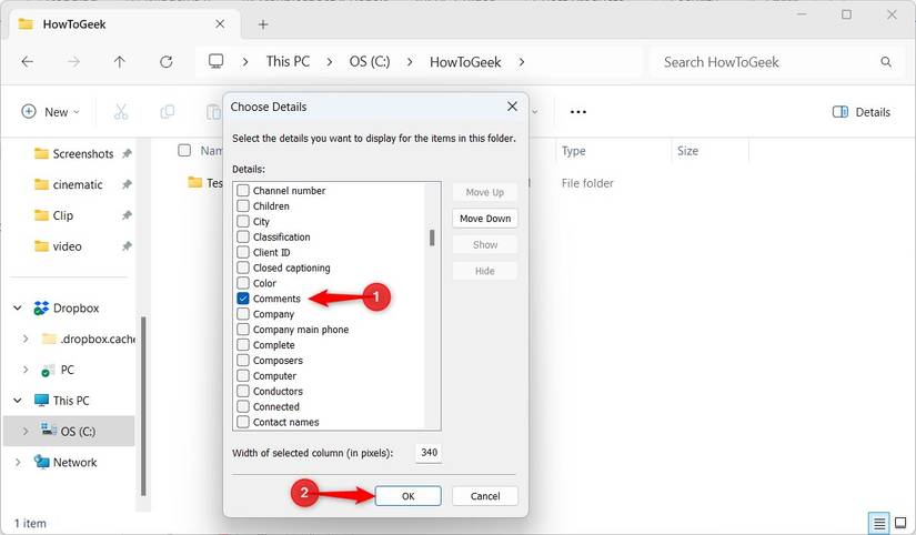 How to Add Comments to Folders on Windows 11