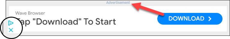 Unsafe Download Button Example How to Spot the Real Download Button on Websites