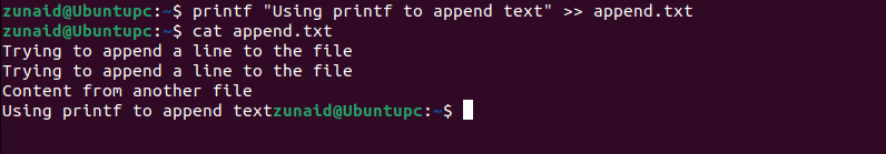7 Ways to Append Text to a File on Linux