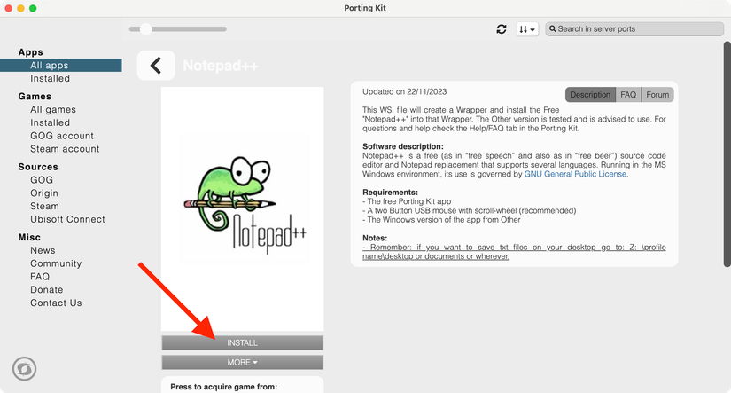 How to Install Notepad++ on Mac