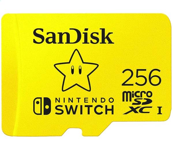 Sandisk 256GB licensed for Switch MicroSD card