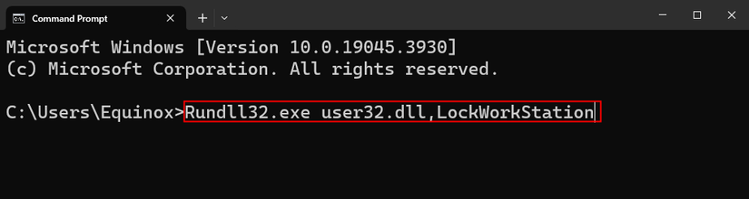 How to Lock Your Windows 10 PC Using Command Prompt