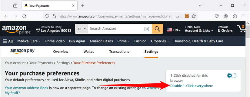 How to Turn off Amazon One-Click Ordering Everywhere