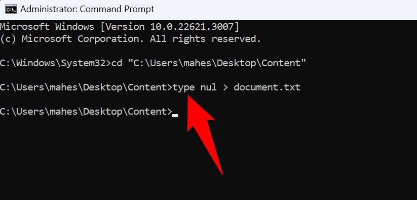How to Create Folders and Files From Windows Command Prompt