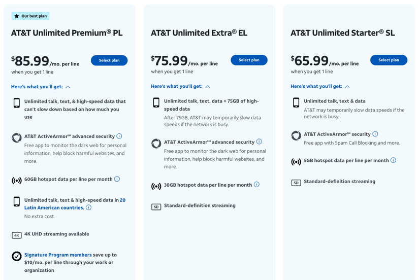 AT&T Is Raising Prices on Unlimited Plans