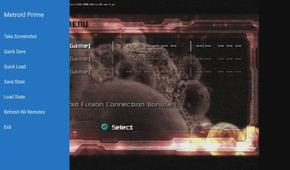 A screenshot of Dolphin emulator app in action.