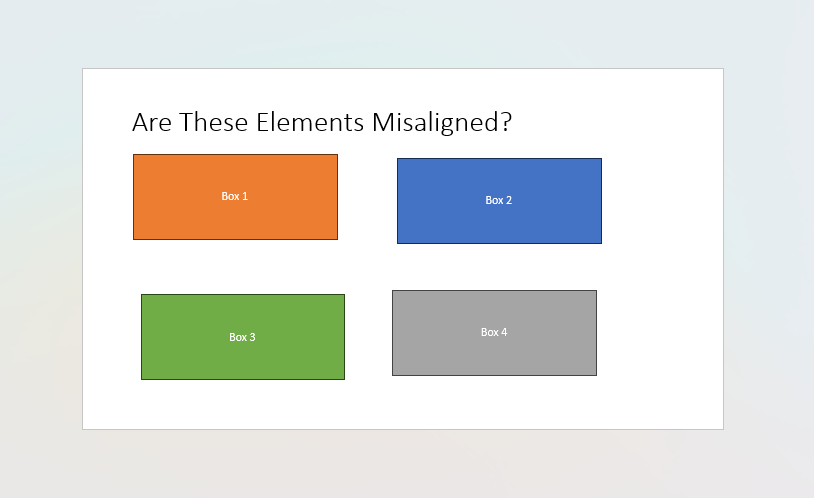Misalignment Issue Box 8 PowerPoint Mistakes and How to Avoid Them