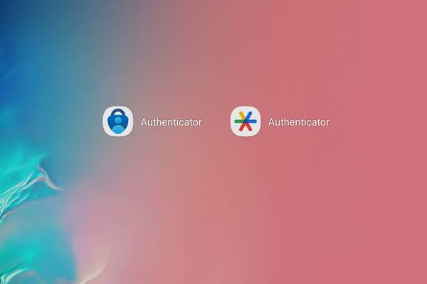 Microsoft Authenticator and Google Authenticator app icons