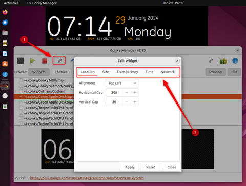 Conky Customized What Is Conky, and How Can It Make Your Linux Desktop Look Amazing?