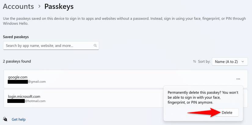 Passkey Options Windows How to Create, Use, and Manage Passkeys on Windows 11