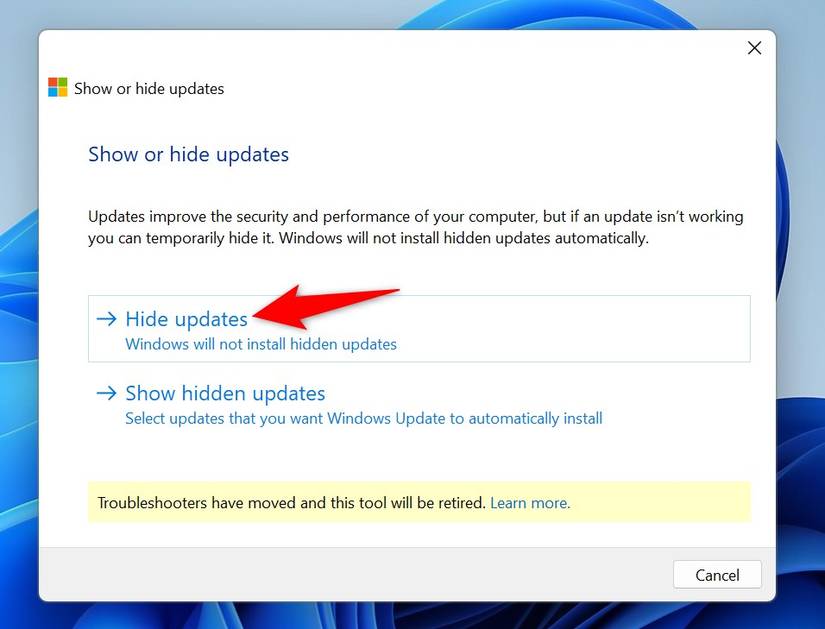 How to Hide (and Show) Updates on Windows 11 and 10