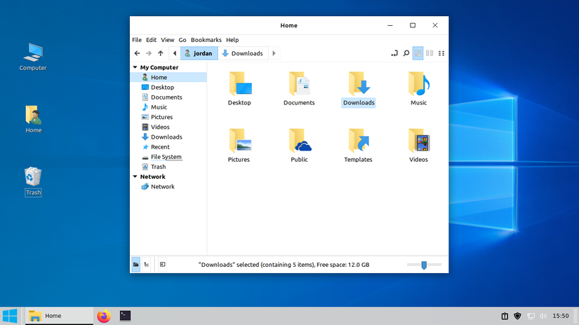 Linux Windows Look How to Make Linux Look Like Windows 10