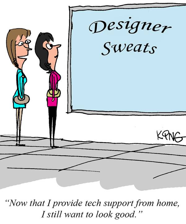 Designer home wear comic